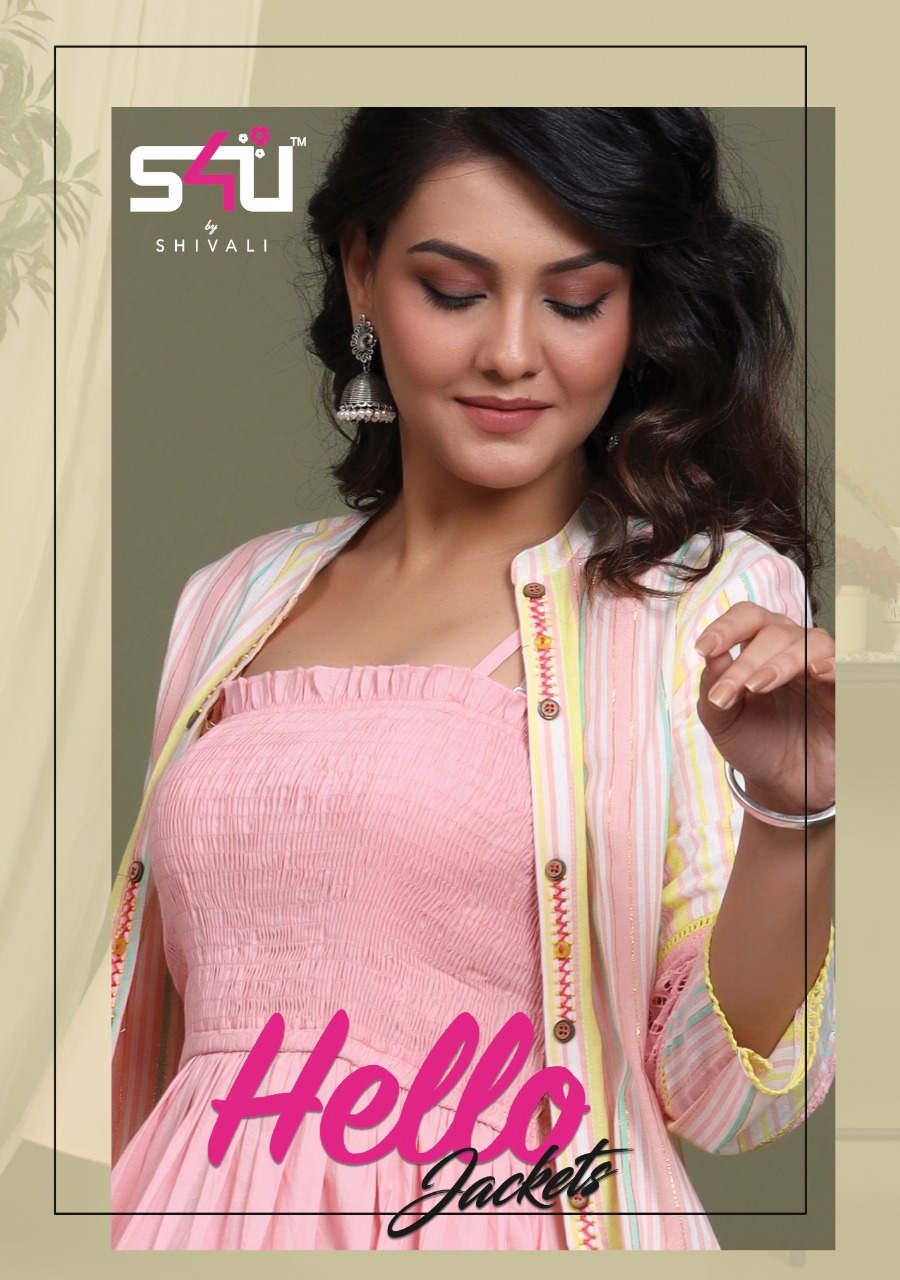 S4u by Shivali hello jackets vol 5 innovative style kurti catalog