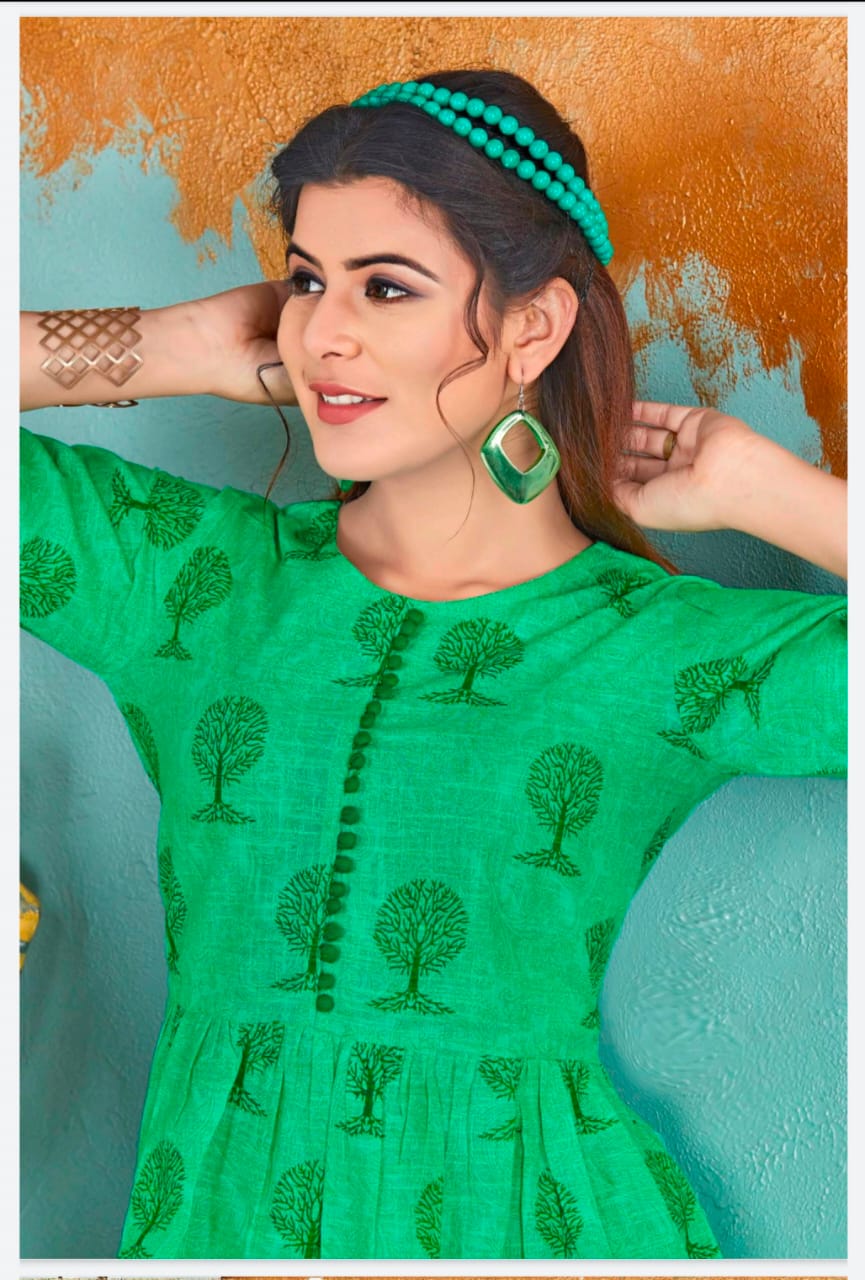 tunic house nurani cotton slub affordable price kurti catalog