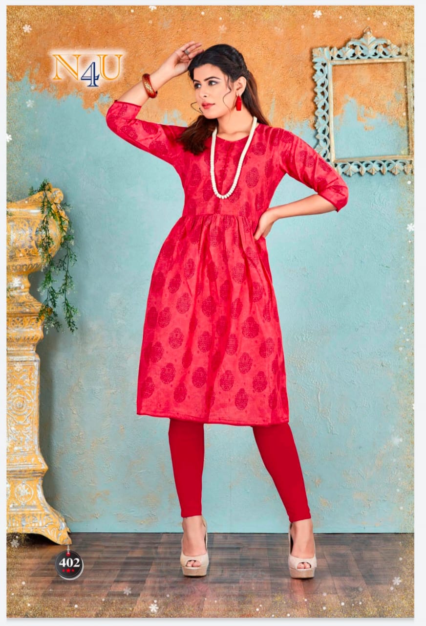 tunic house nurani cotton slub affordable price kurti catalog