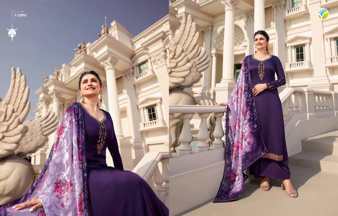 Vinay Fashion Kaseesh haseena satin festival  look salwar suit catalog