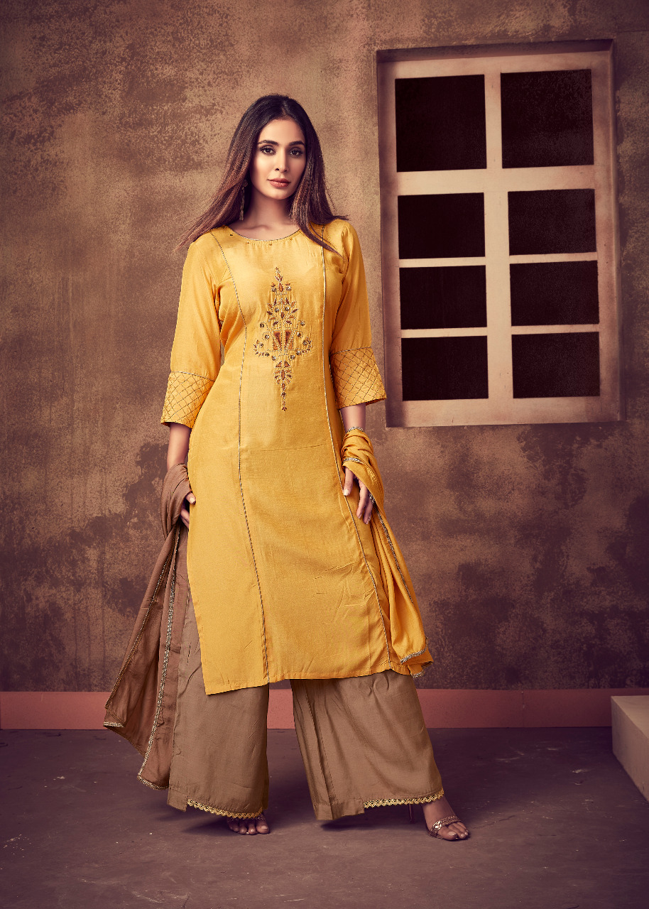 vink sabhya new and modern style kurta bottom and dupatta catalog