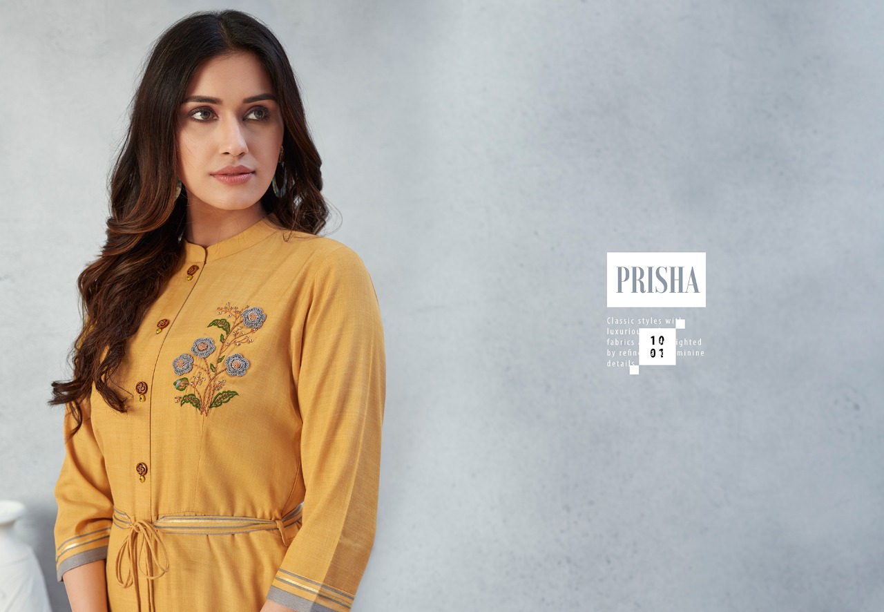 l t nitya prisha rayon catchy look kurti catalog