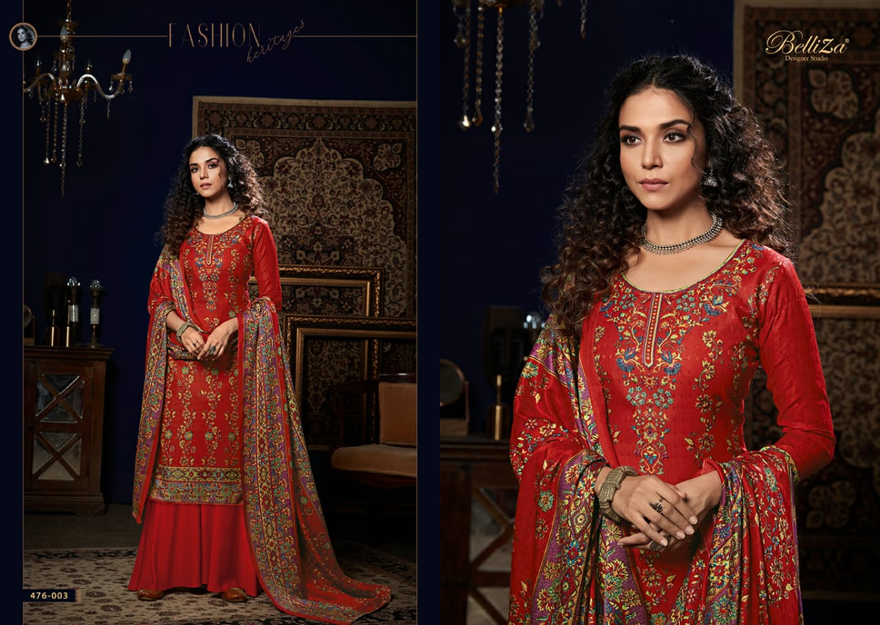 belliza designer studio aisha vol 3 exclusiv digital print salwar suit catalog