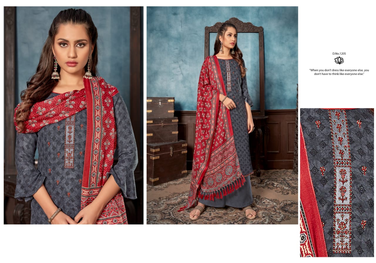 bipson ruhani  pashmina elegant salwar suit catalog