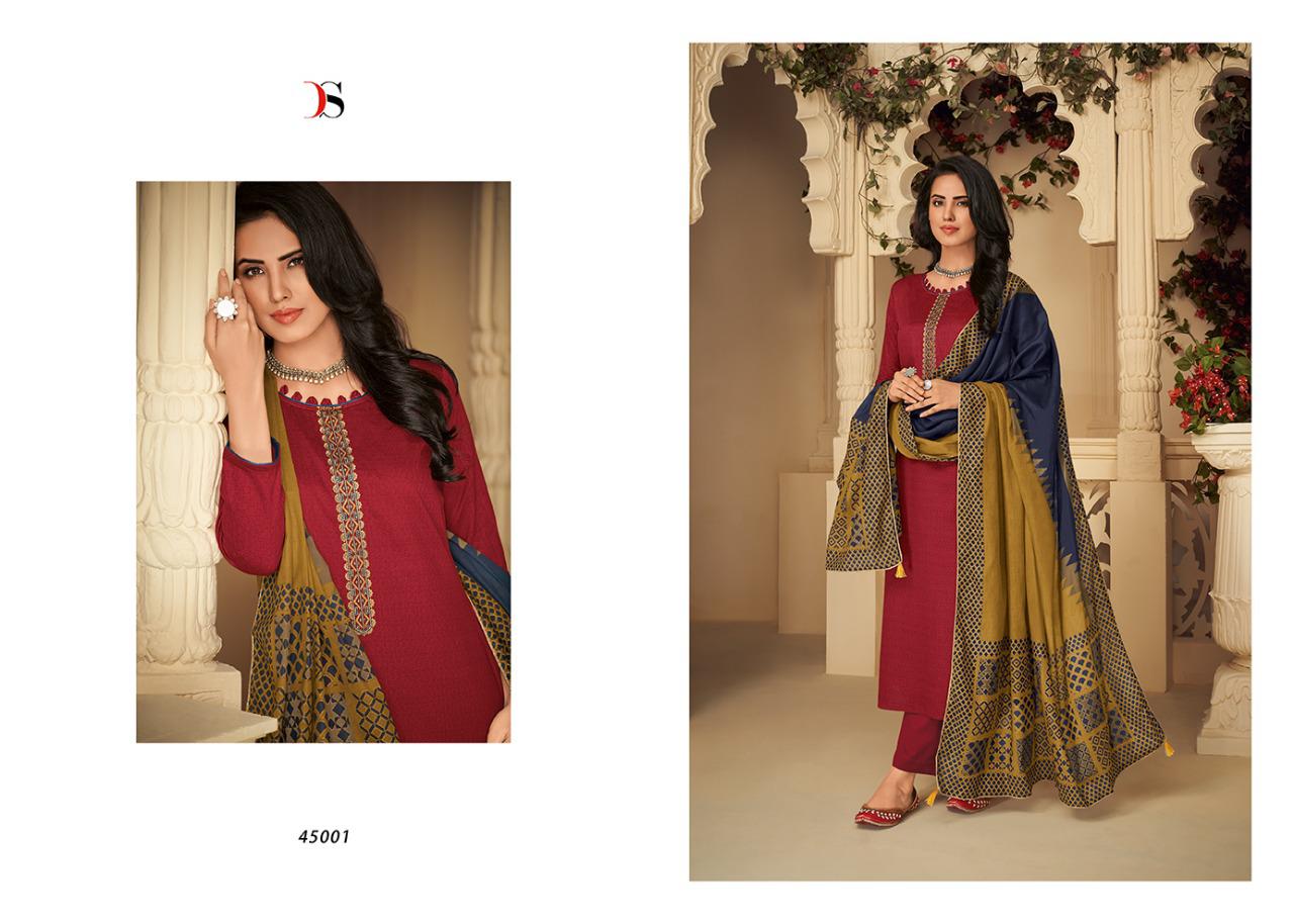 deepsy suit panghat 4 pasmina atrective heavy embroidary look salwar suit catalog