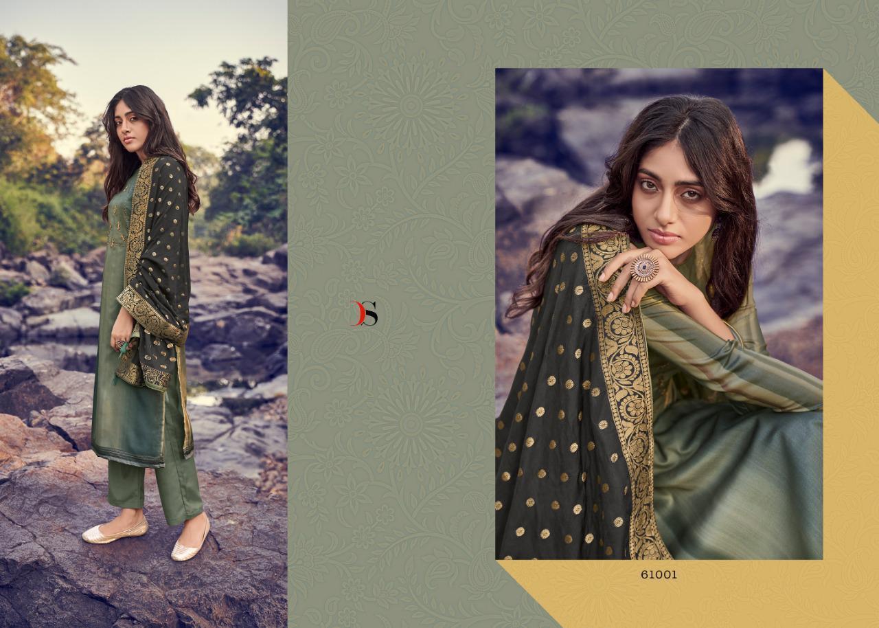 deepsy suits ahana  pasmina exclusive material Pure modal silk Jequard dupatta salwar suit catalog