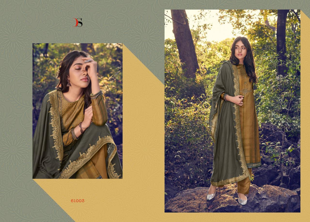 deepsy suits ahana  pasmina exclusive material Pure modal silk Jequard dupatta salwar suit catalog