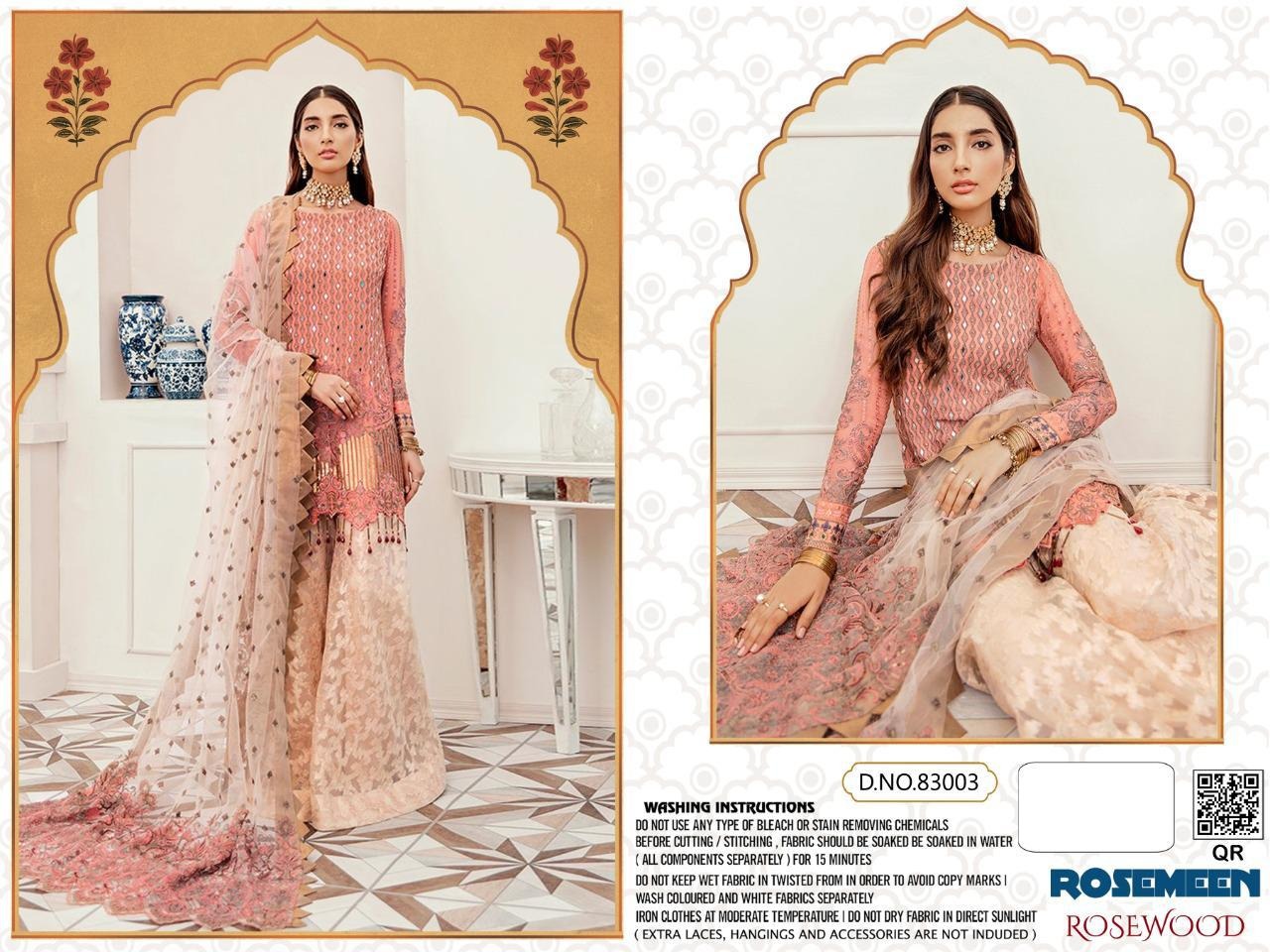 fepic ROSEMEEN  83003 georgette gorgeous look salwar suit catalog