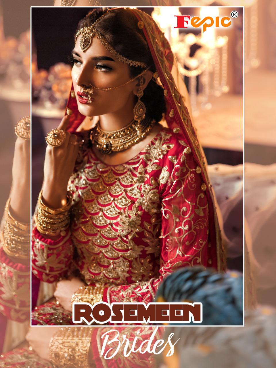 fepic rosemeen brides georgette innovative style sharara style catalog