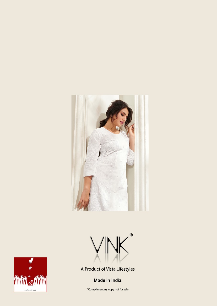 vink lucknowi 3 rayon  decent look kurti with bottom catalog