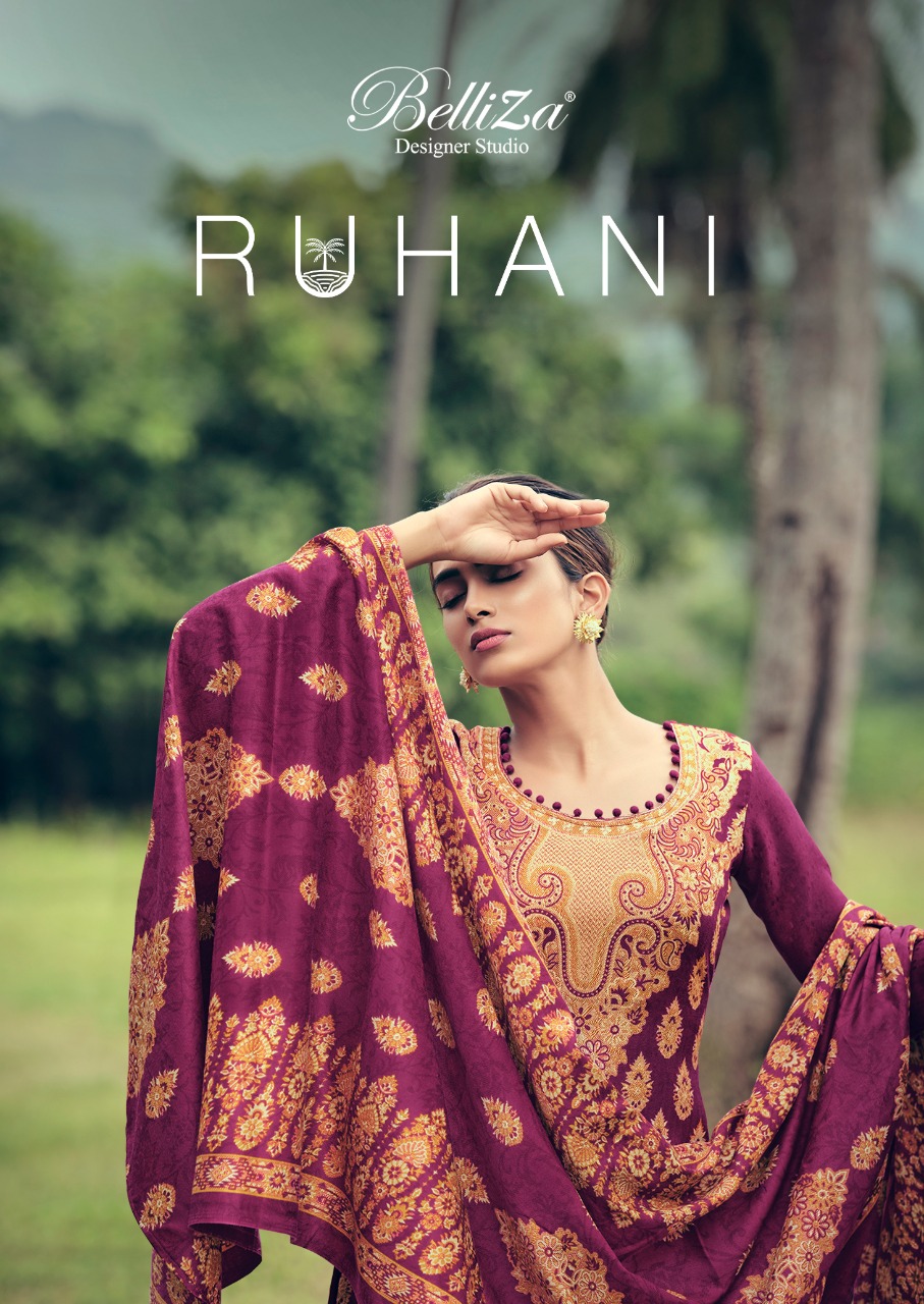 Zulfat Designer studio ruhani pashmina attrective print Dupatta Pure Pashmina Shawl salwar suit catalog