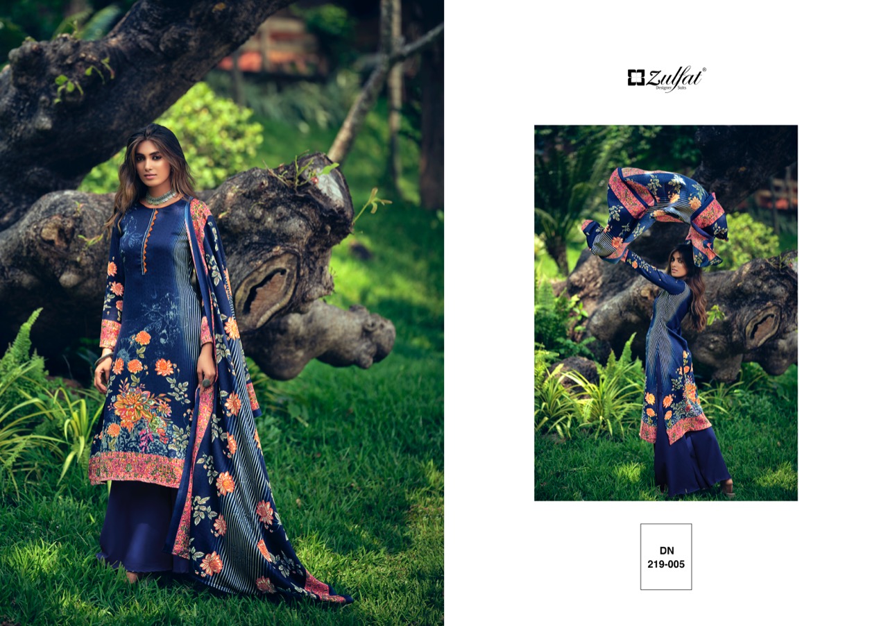 Zulfat Designer Suits winter fantasy pashmina regal look  salwar suit catalog