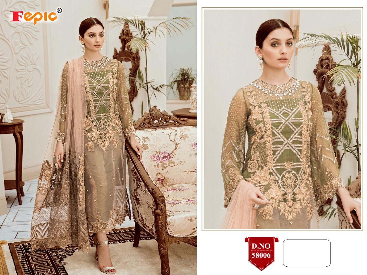 FEPIC Rosemeen riona 58006 Salwar Kameez Georgette, santoon,net Singles