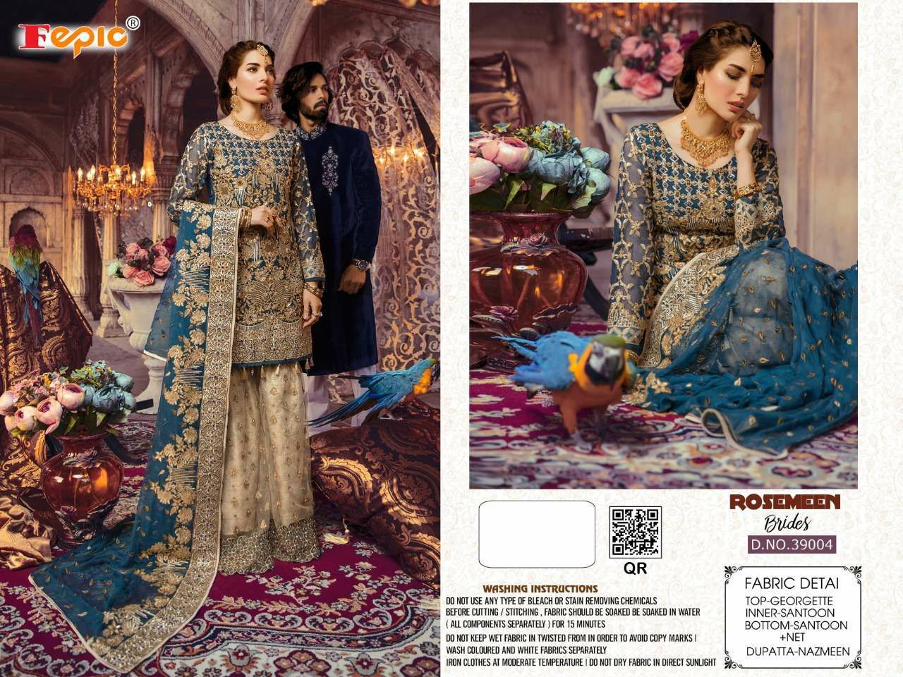 FEPIC ROSEMEEN  39004 S  Salwar Kameez Georgette Singles