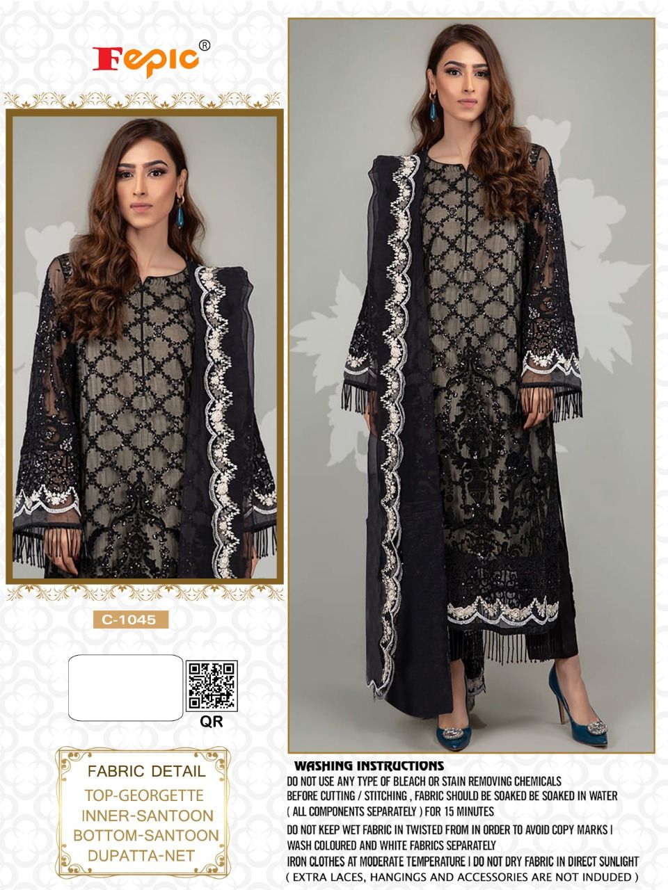 FEPIC FEPIC C 1045 SINGLE  Salwar Kameez Georgette Singles