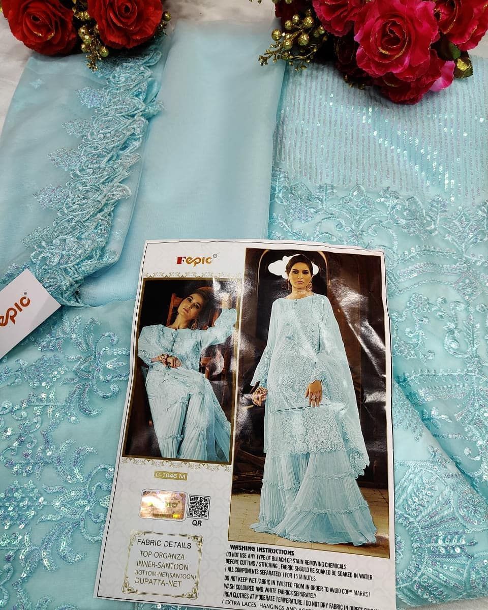 FEPIC  FEPIC 1046 M SINGLE  Salwar Kameez Georgette Singles