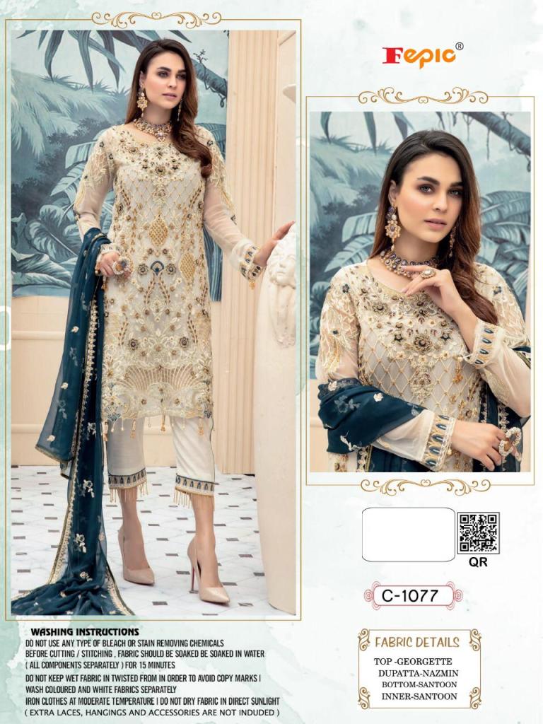 FEPIC FEPIC C 1077 SINGLE  Salwar Kameez Georgette Singles