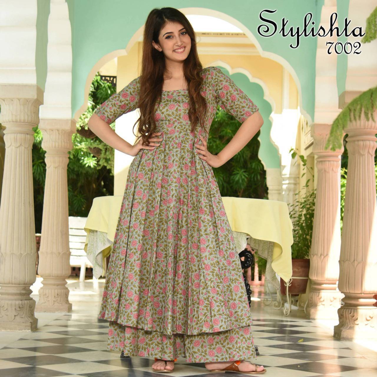 Stylishta Stylishta 7002 Kurti Maslin Singles