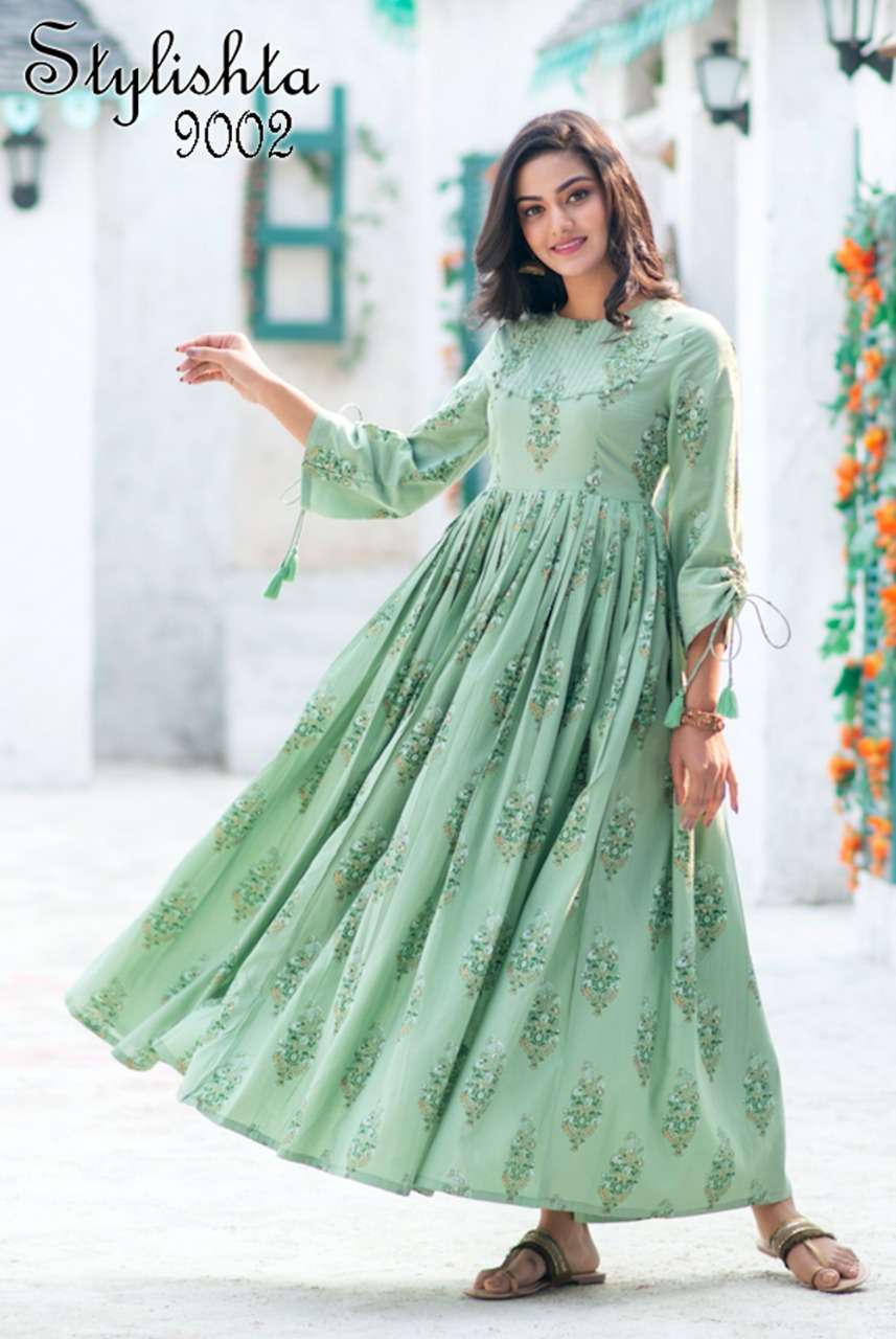 Stylishta Stylishta 9002 Kurti Maslin Singles