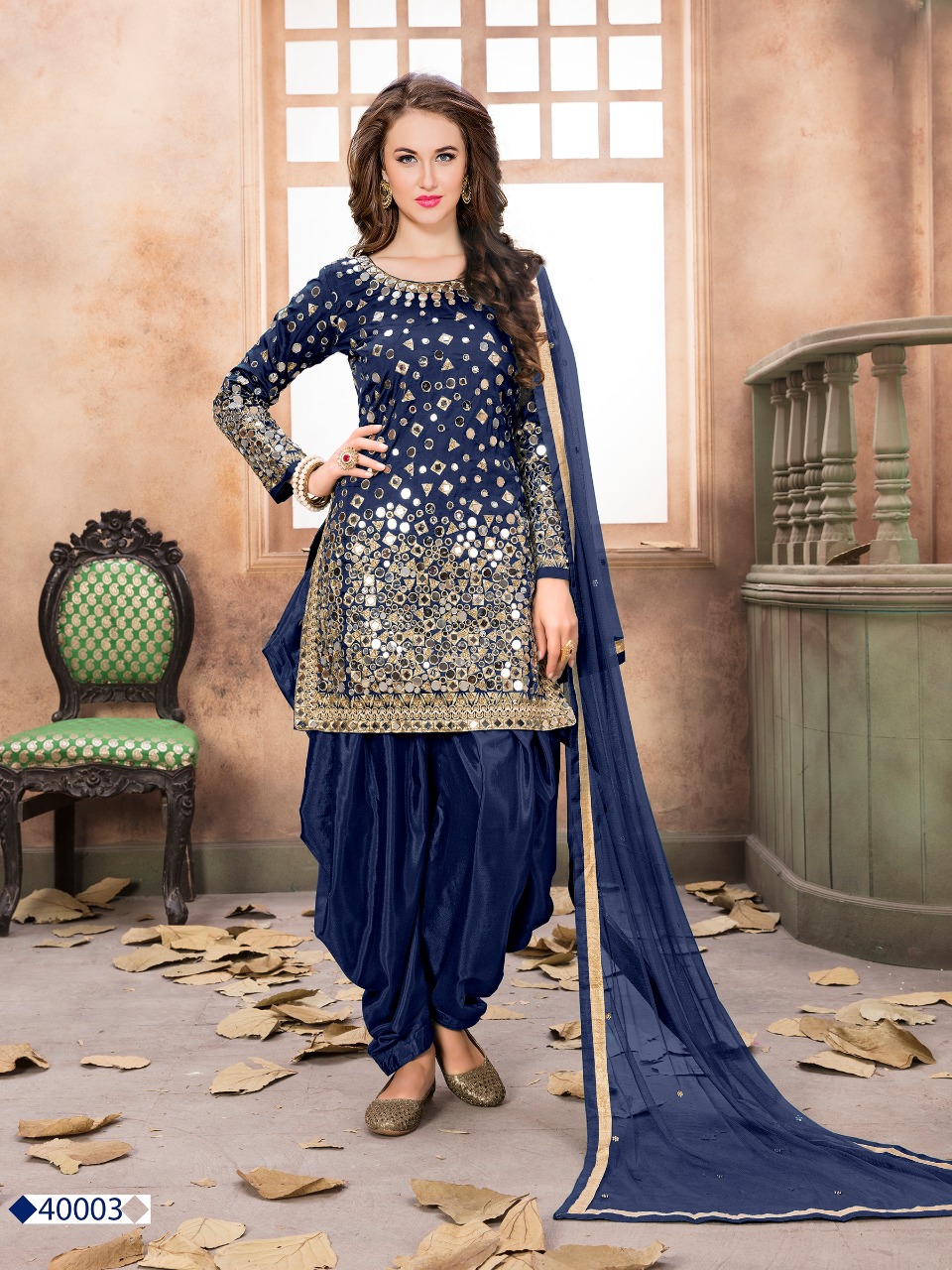 dani aanaya 40000 series silk new and modern style salwar suit catalog