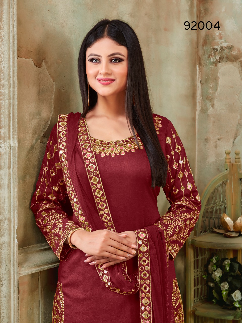 dani aanaya 92000 vol 92 silk authentic fabric salwar suit catalog