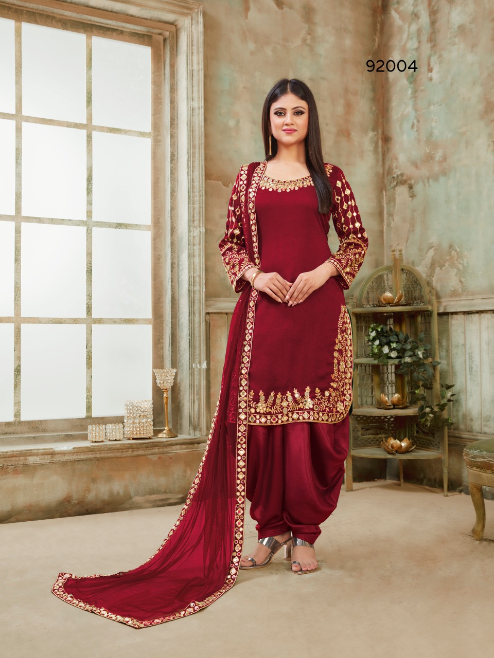 dani aanaya 92000 vol 92 silk authentic fabric salwar suit catalog