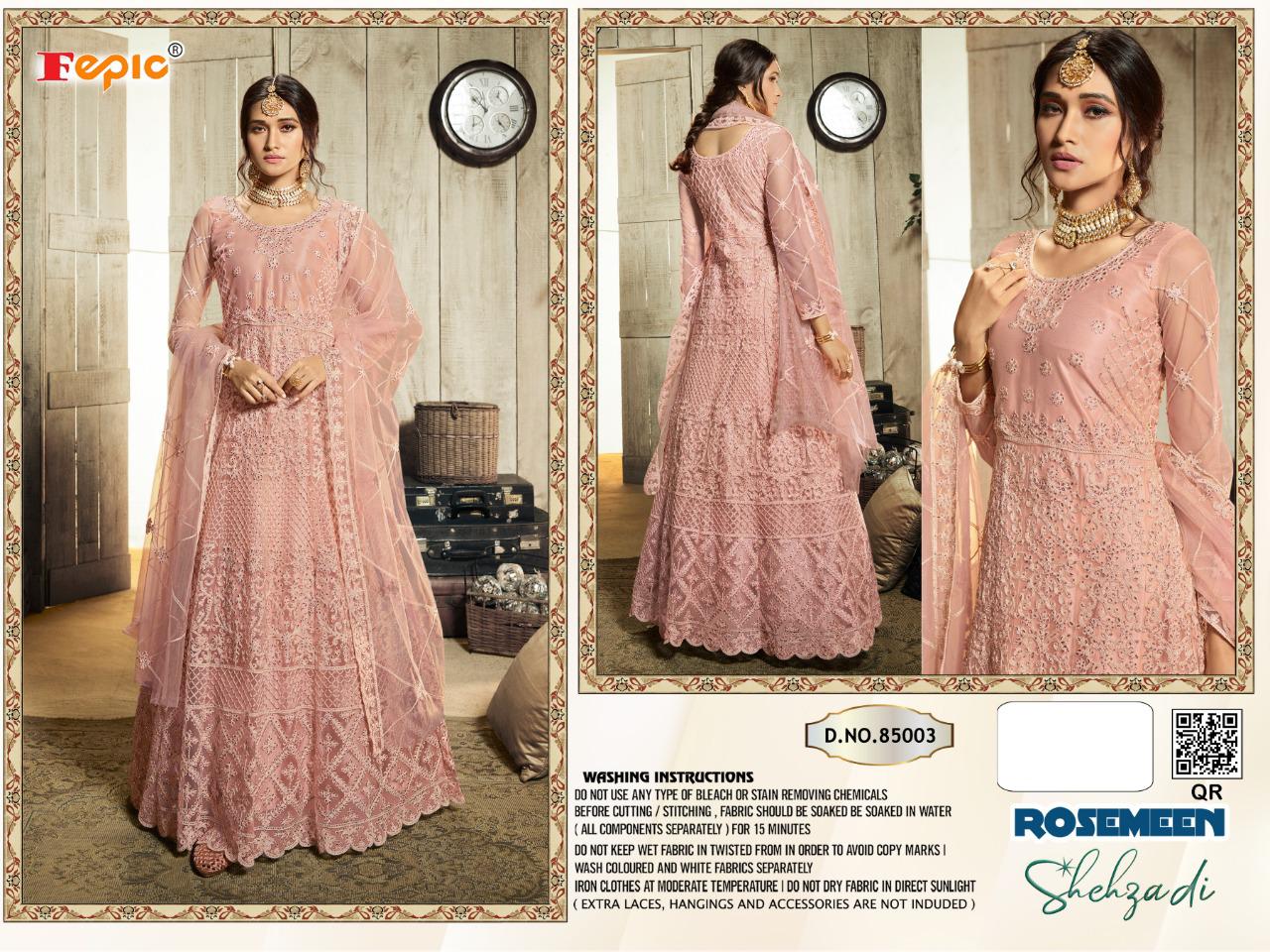 Fepic Rosemeen SHEHZADI BLOCKBUSTER VOL 1 Net Gorgeous Look Salwar Suit Catalog