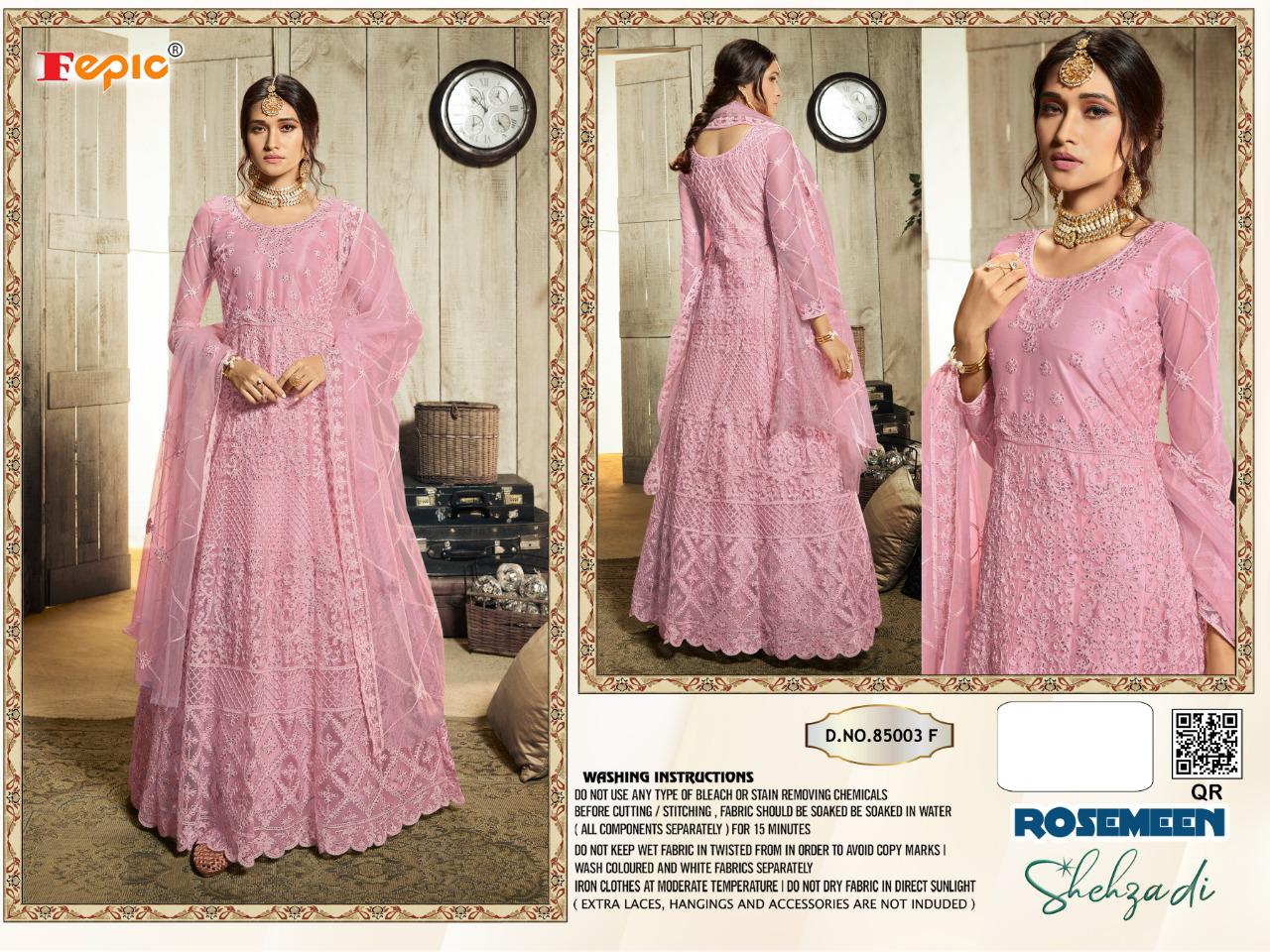 Fepic Rosemeen SHEHZADI BLOCKBUSTER VOL 1 Net Gorgeous Look Salwar Suit Catalog