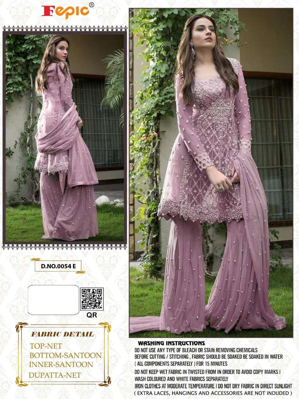 FEPIC FEPIC 0054 E SINGLE  Salwar Kameez GEORGETTE Singles