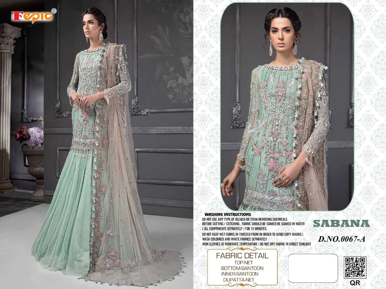 FEPIC FEPIC 0067 A SINGLE  Salwar Kameez GEORGETTE Singles