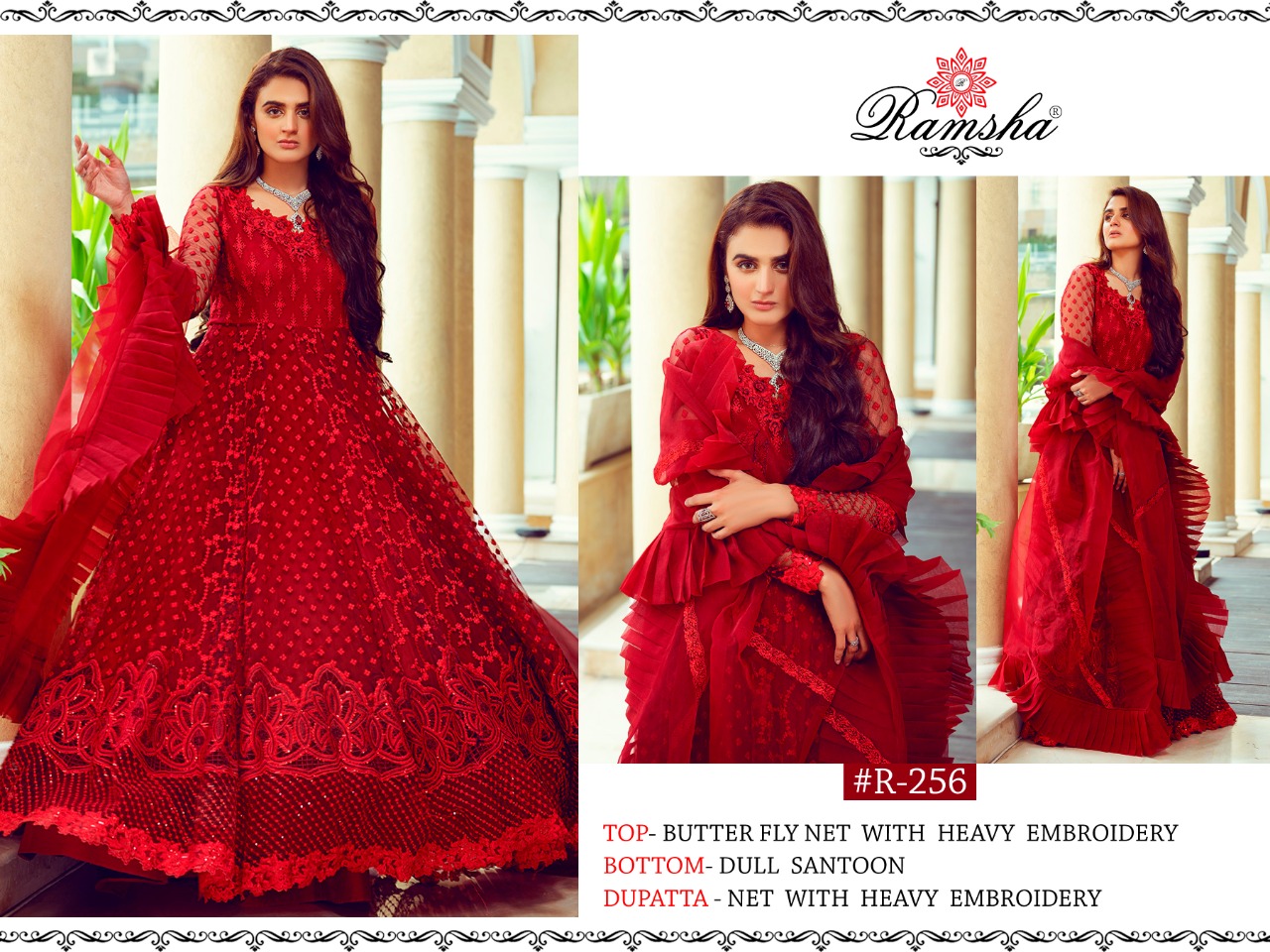 ramsha d no r 254 255 256 net catchy look salwar suit catalog