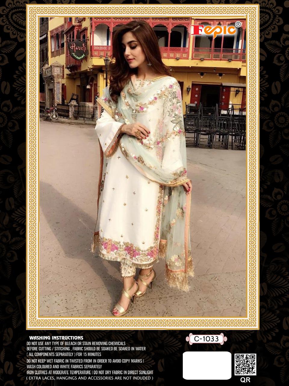 fepic rosemeen  c 1033 elegnt  salwar suit singal