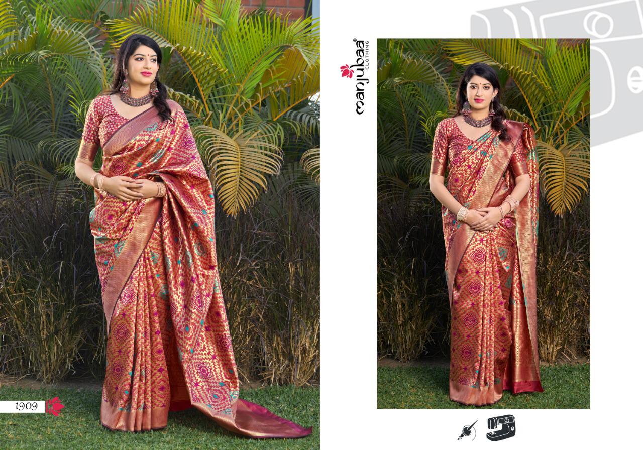 Manjubaa Clothing MASUMI SILK 1909 Sarees Silk Singles