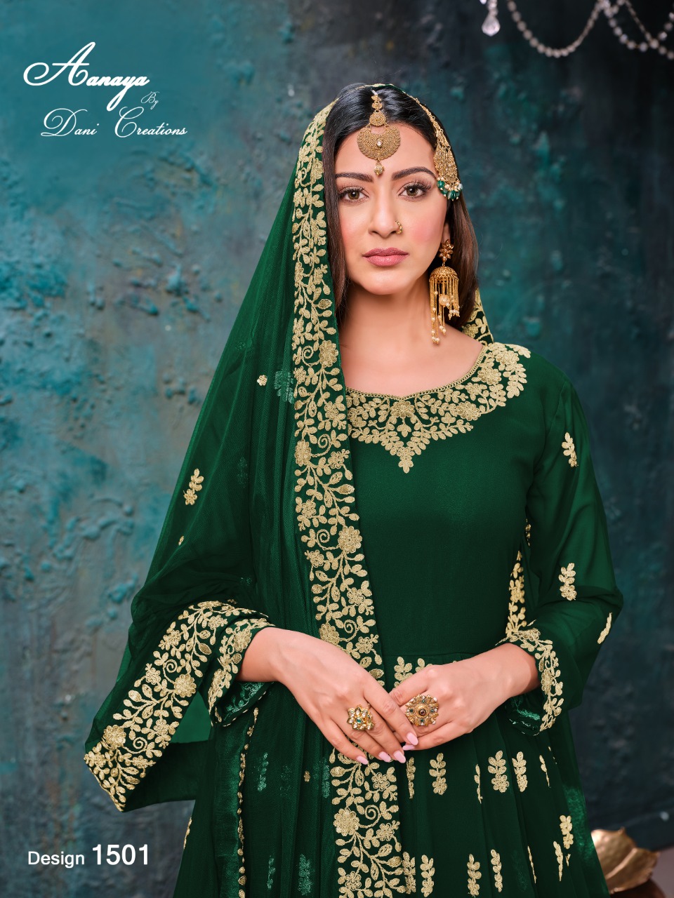 dani aanaya 1500 series vol 115 georgget regal look salwar suit catalog