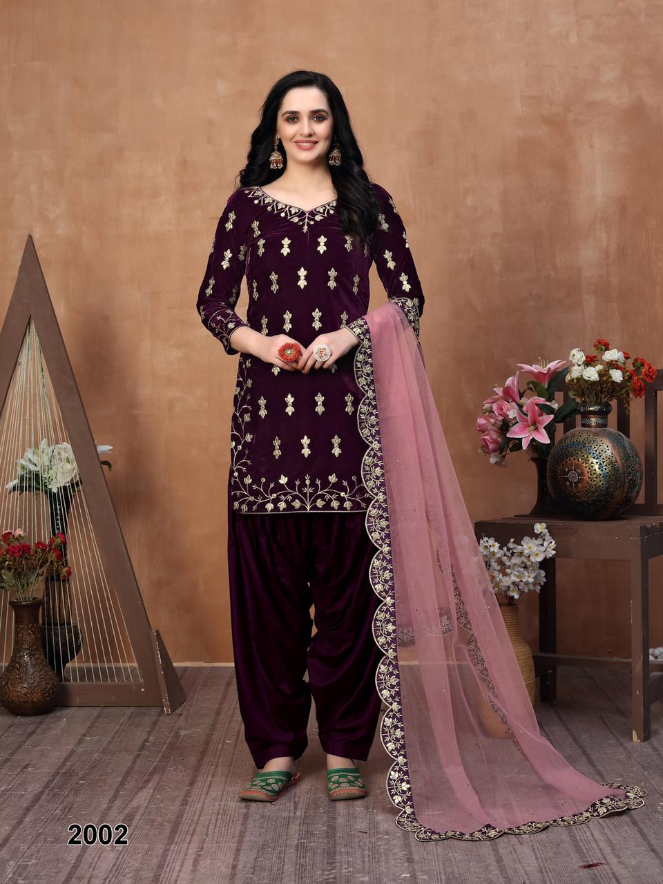 dani Twisha 2000 series vol 20 velvet astonishing look salwar suit catalog