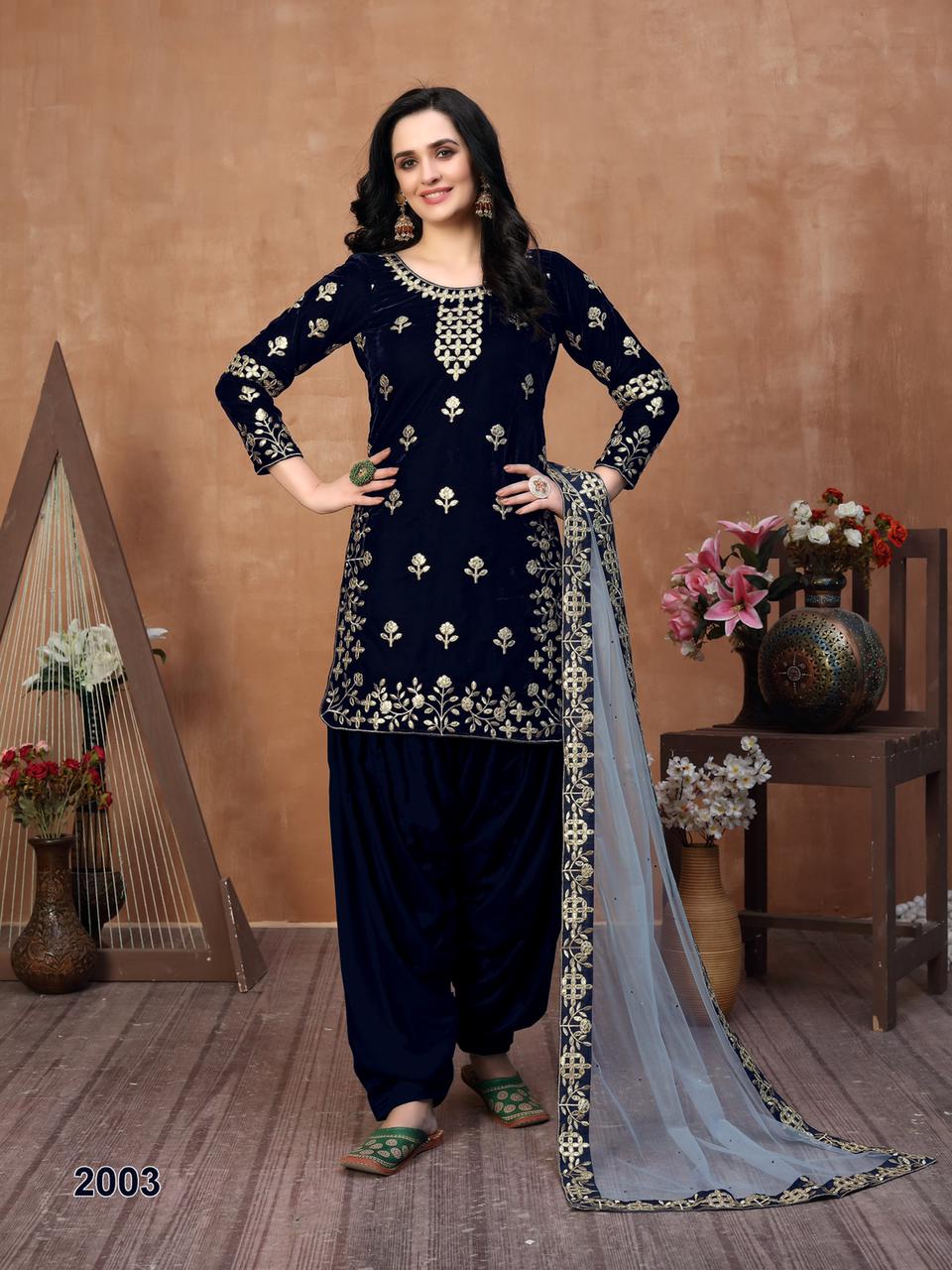 dani Twisha 2000 series vol 20 velvet astonishing look salwar suit catalog