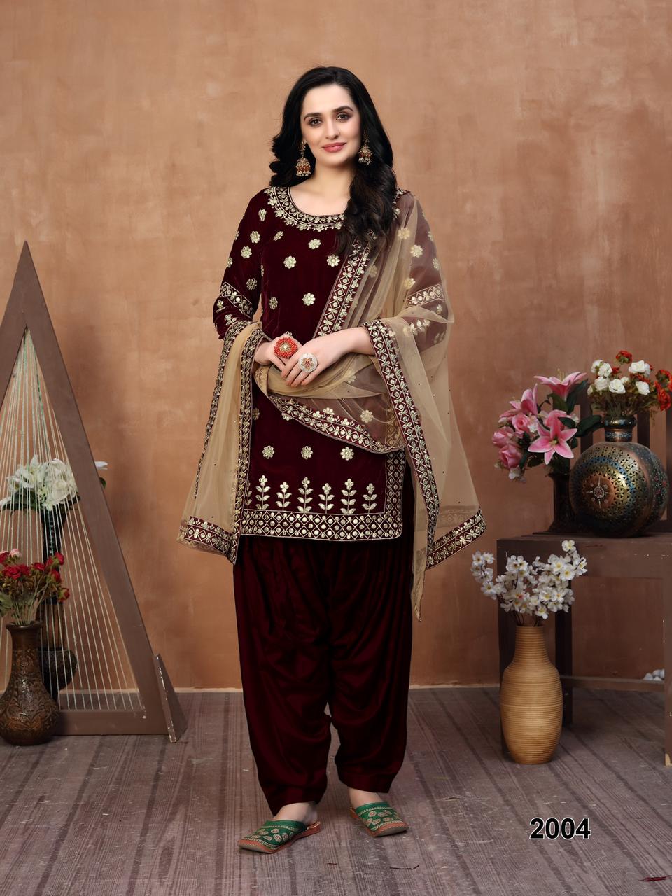 dani Twisha 2004 Salwar Kameez Velvet Singles