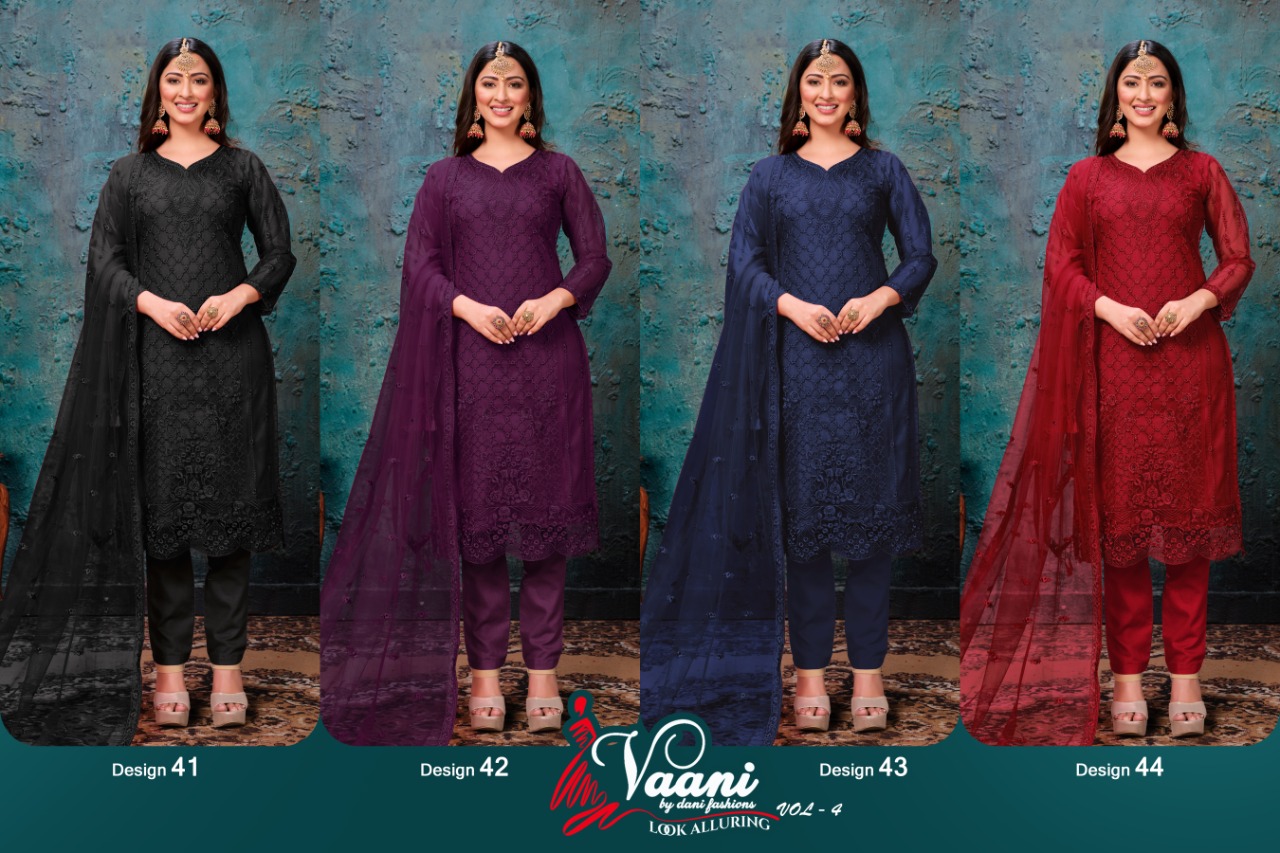 dani vaani vol 4 net decent look salwar suit catalog