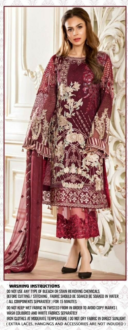 fepic rosemeen c 1074 faux georgette new and modern style salwar suit singal