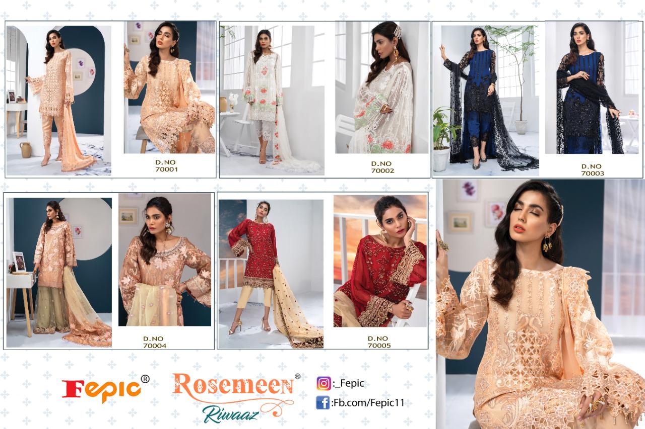 FEPIC ROSEMEEN  RIWAAZ Salwar Suit Catalog