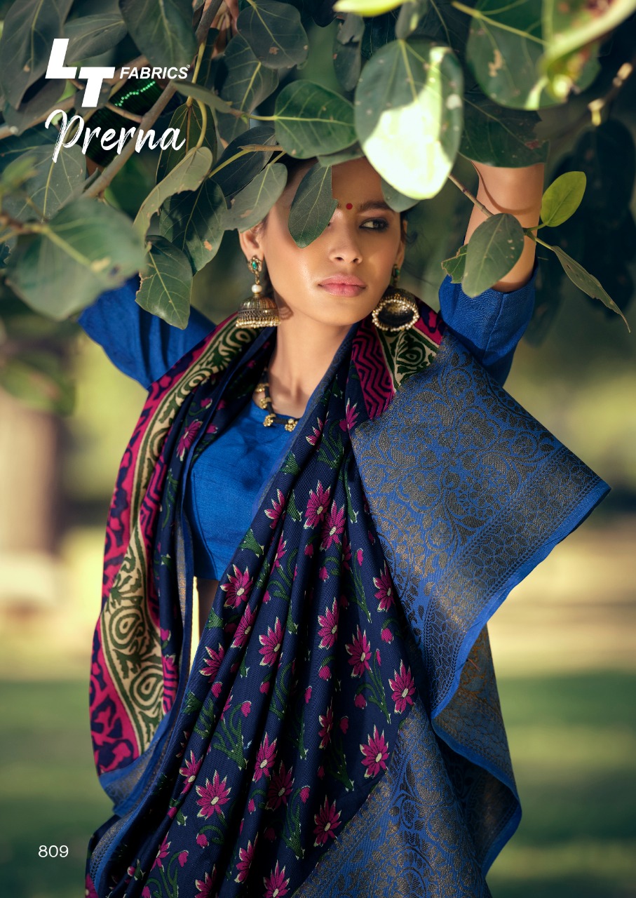 l t prerna vol 2 cotton decent look saree catalog