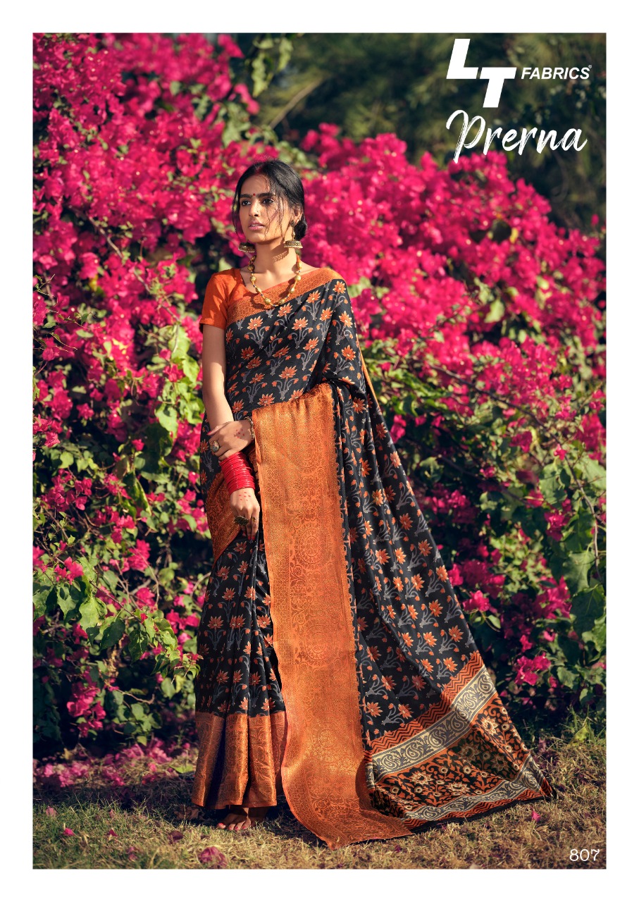 l t prerna vol 2 cotton decent look saree catalog