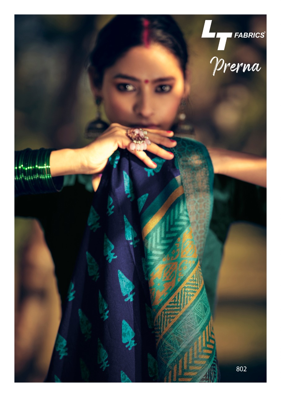 l t prerna vol 2 cotton decent look saree catalog