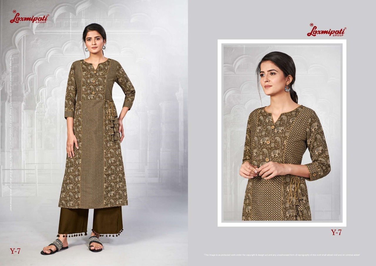 laxmipati madhuri poly cotton  exclusive print kurti catalog