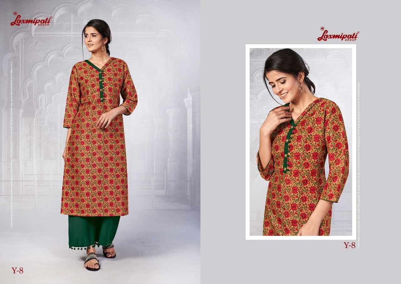 laxmipati madhuri poly cotton  exclusive print kurti catalog