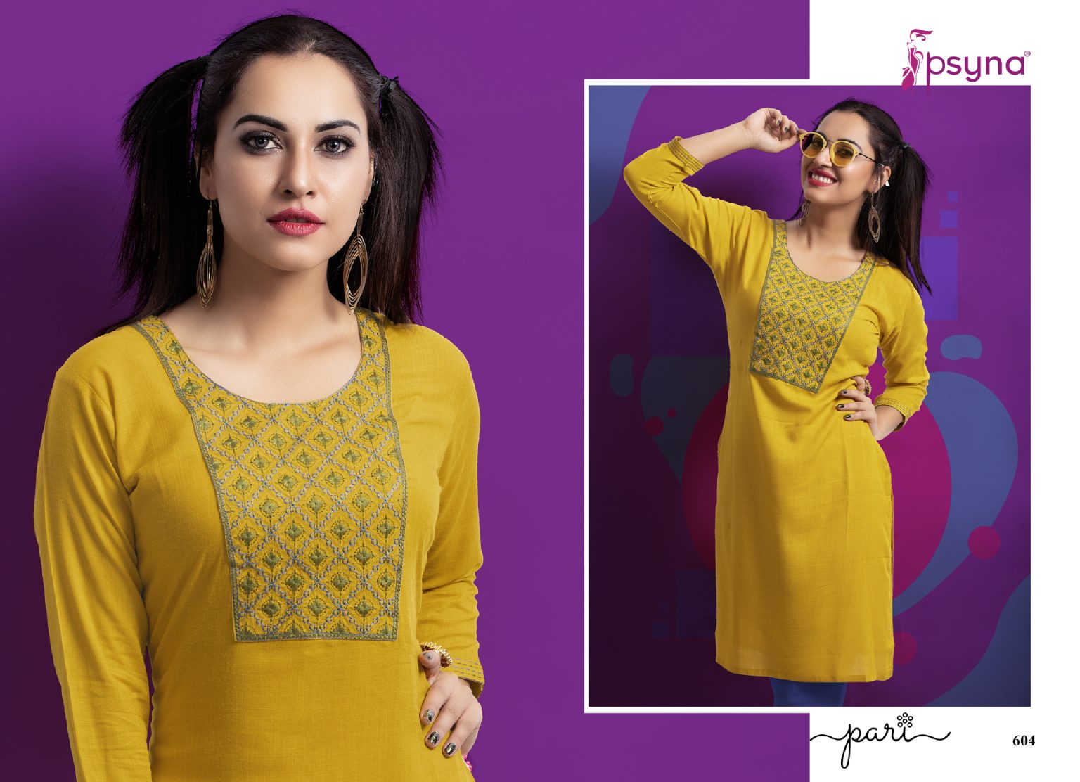 Psyna Pari Vol 6 Rayon Slub Affordable Price Kurti Catalog