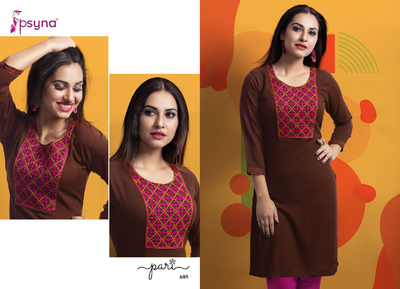 Psyna Pari Vol 6 Rayon Slub Affordable Price Kurti Catalog