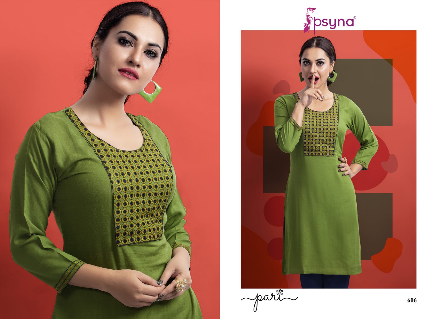 Psyna Pari Vol 6 Rayon Slub Affordable Price Kurti Catalog