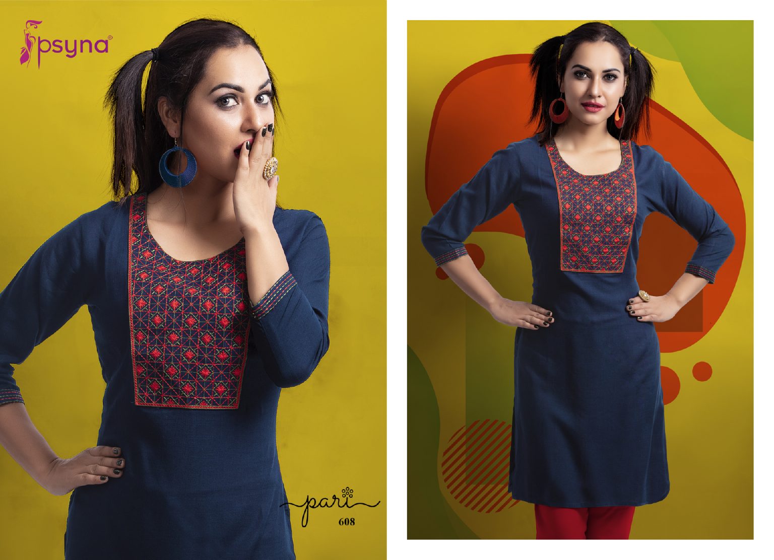 Psyna Pari Vol 6 Rayon Slub Affordable Price Kurti Catalog