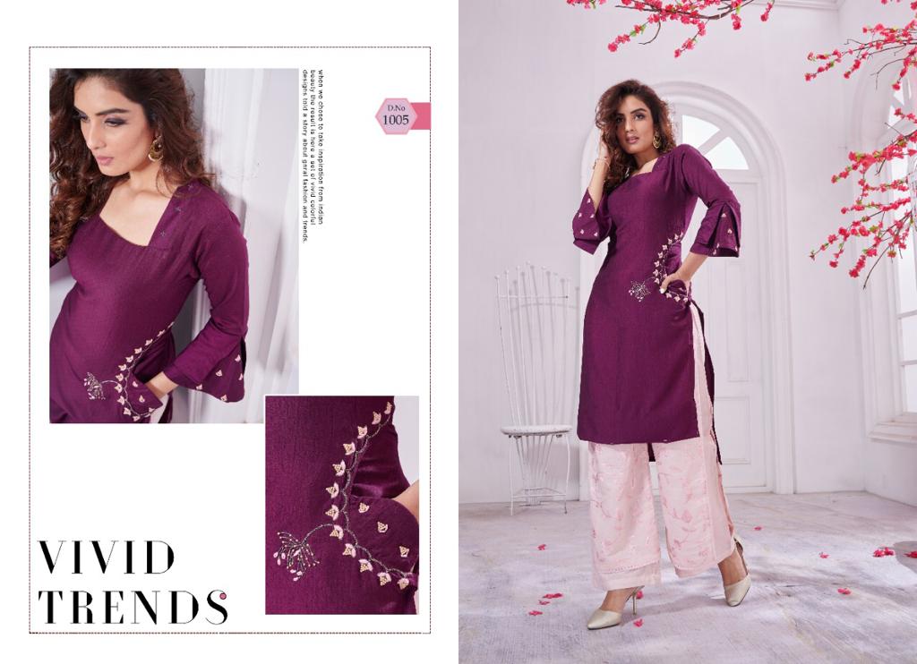 selesta innaya vol 2 silk catchy look kurti bottam catalog